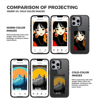 Case for Apple iPhone 14 Pro Max, OEM, Customized E-Ink Display, Black