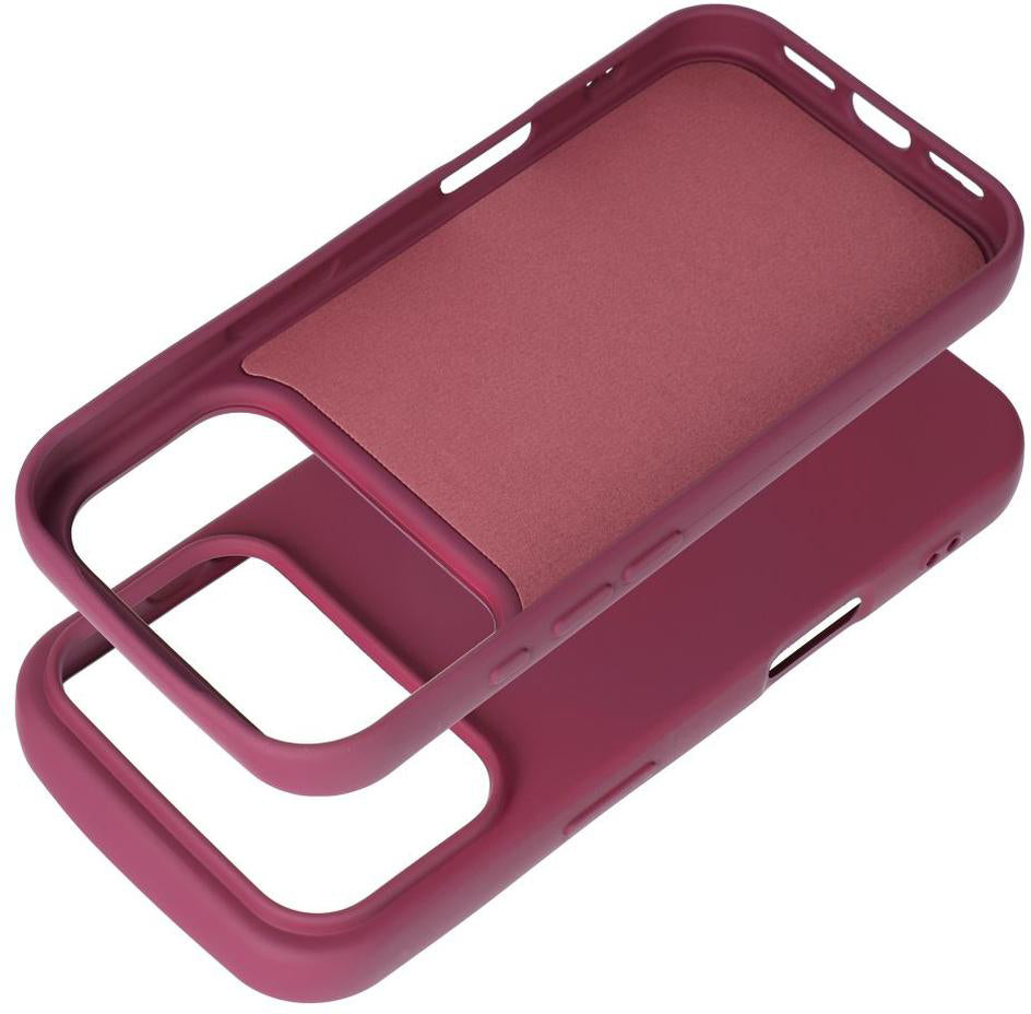 Pouzdro pro Apple iPhone 18 Pro Max / 17 Pro Max, OEM, silikonové, vínové