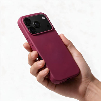 Pouzdro pro Apple iPhone 18 Pro / iPhone 17 Pro, OEM, silikonové, vínové
