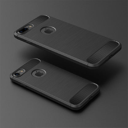 Pouzdro pro Apple iPhone 8 / 7, Techsuit, Carbon, Černé