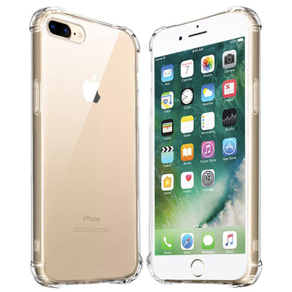 Case for Apple iPhone 8 Plus / 7 Plus, Techsuit, Shockproof Clear, Transparent