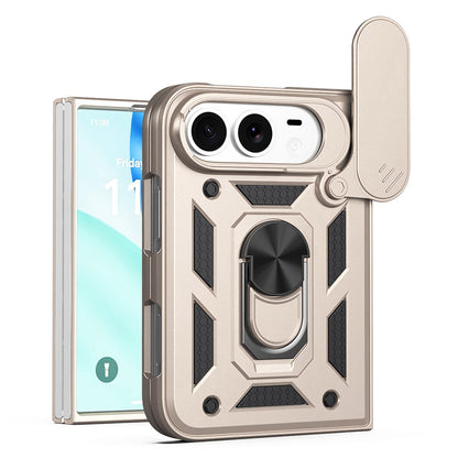 Pouzdro pro Apple iPhone Duo, Techsuit, CamShield, zlaté