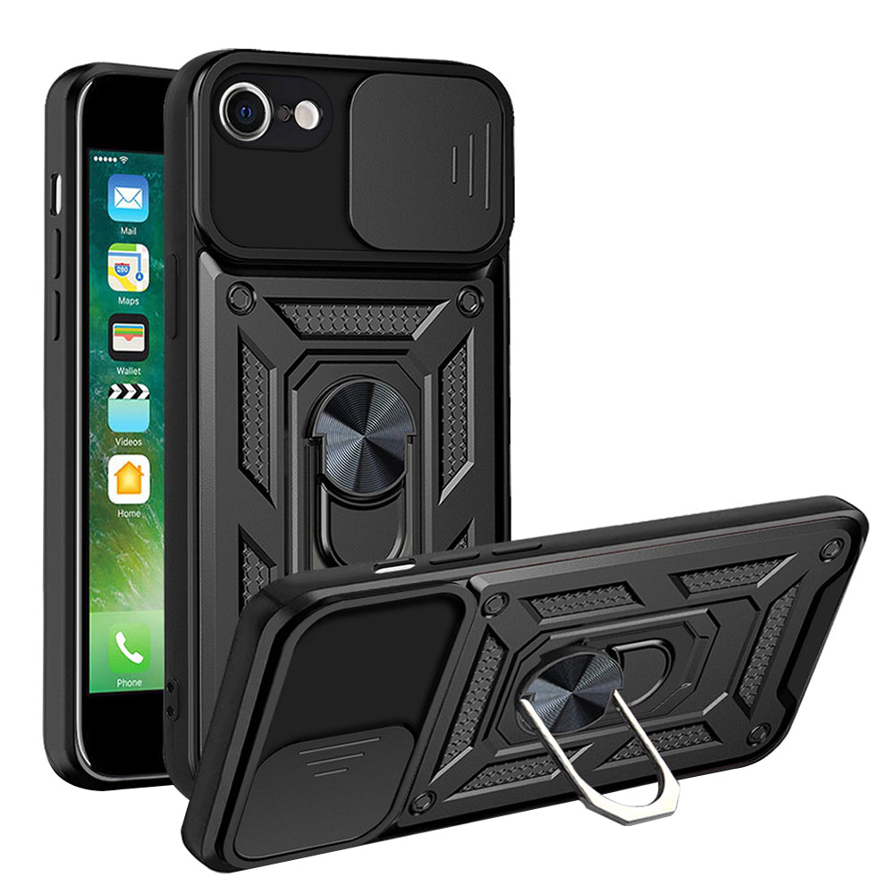 Pouzdro pro Apple iPhone SE (2022) / SE (2020) / 8 / 7, Techsuit, CamShield, Černé