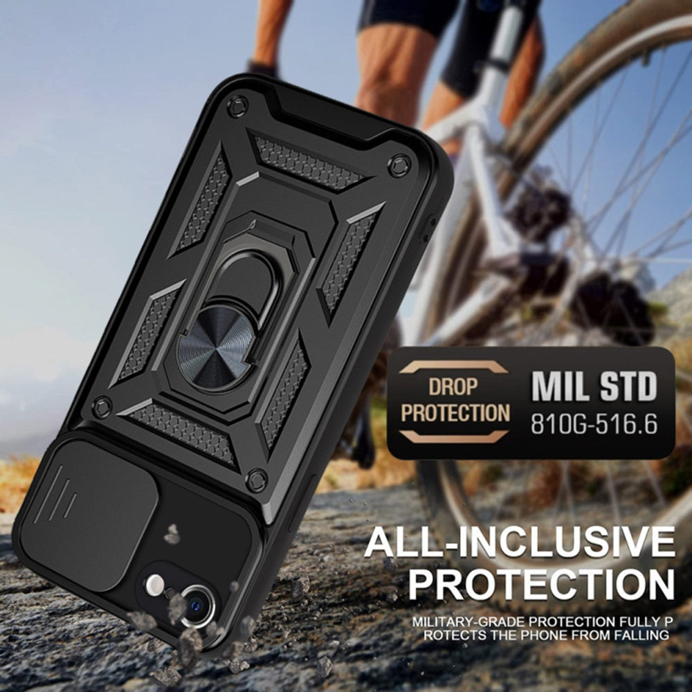 Pouzdro pro Apple iPhone SE (2022) / SE (2020) / 8 / 7, Techsuit, CamShield, Černé