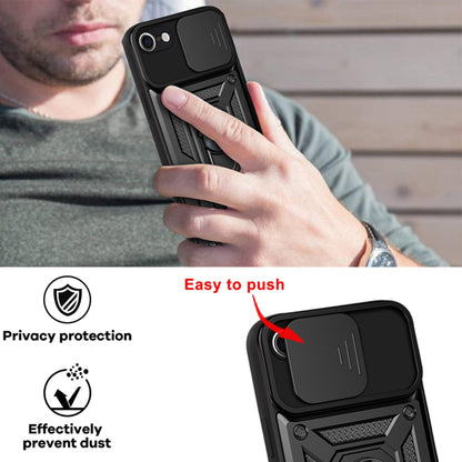 Pouzdro pro Apple iPhone SE (2022) / SE (2020) / 8 / 7, Techsuit, CamShield, Černé