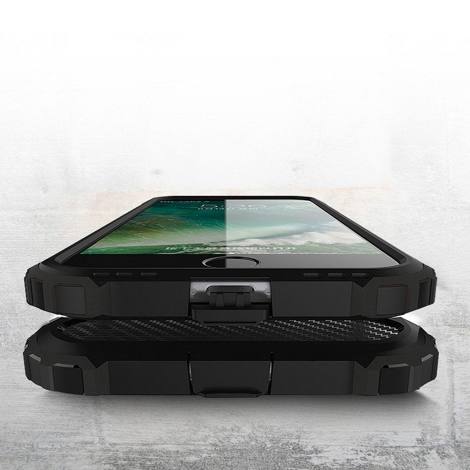 Pouzdro pro Apple iPhone SE (2022) / SE (2020) / 8 / 7, Techsuit, Hybrid Armor, Černé