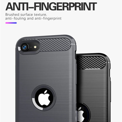 Pouzdro pro Apple iPhone SE (2022) / SE (2020), Techsuit, Carbon, Černé