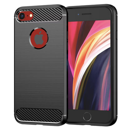 Pouzdro pro Apple iPhone SE (2022) / SE (2020), Techsuit, Carbon, Černé