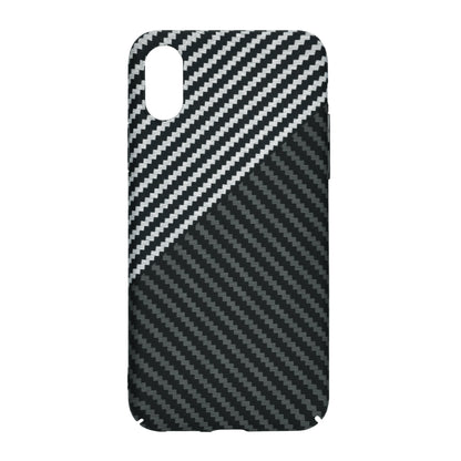 Pouzdro pro Apple iPhone XR, Techsuit, Carbonite FiberShell, Černá Šedá
