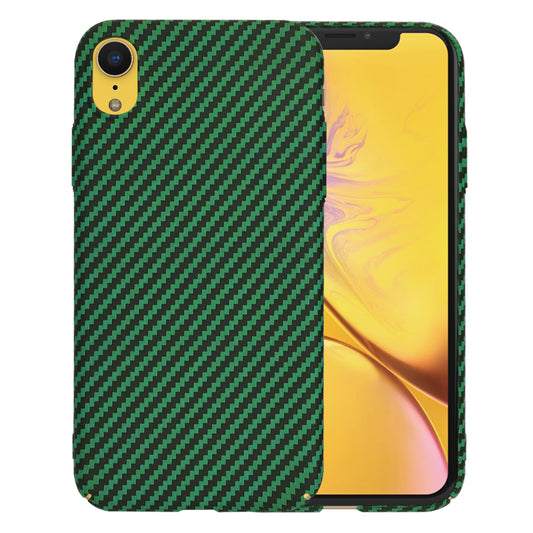Pouzdro pro Apple iPhone XR, Techsuit, Carbonite FiberShell, Zelené