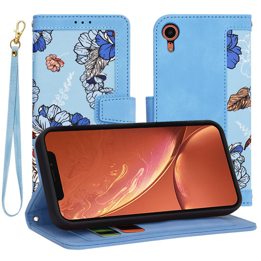 Pouzdro pro Apple iPhone XR, Techsuit, FlipCraft, Modré