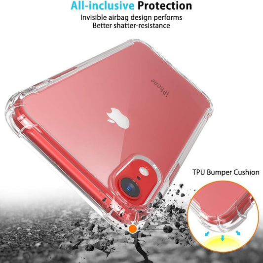 Pouzdro pro Apple iPhone XR, Techsuit, Shockproof Clear, Transparentní