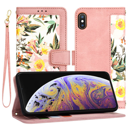 Pouzdro pro Apple iPhone XS Max, Techsuit, FlipCraft, Růžové