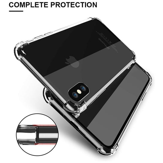 Pouzdro pro Apple iPhone XS Max, Techsuit, Odolné proti nárazům, Průhledné