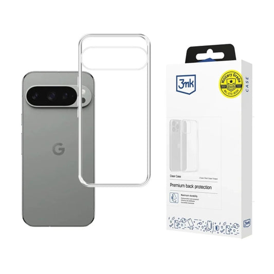 Pouzdro pro Google Pixel 10 Pro / 10, 3MK, Průhledné, Transparentní