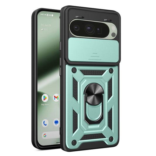 Pouzdro pro Google Pixel 10 Pro / 10, Techsuit, CamShield, Zelené