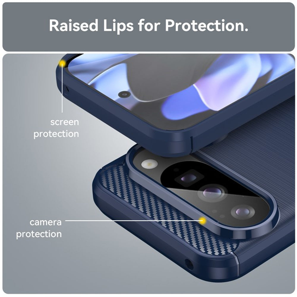Pouzdro pro Google Pixel 10 Pro / 10, Techsuit, Carbon, Modrá