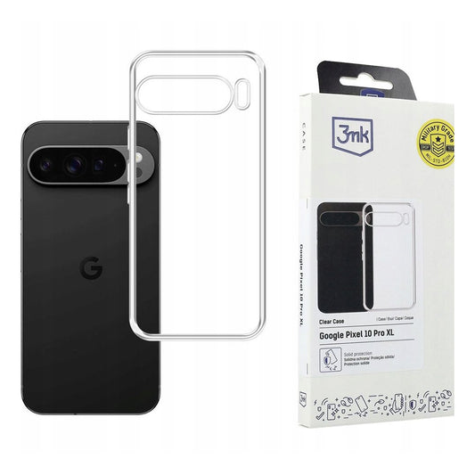 Pouzdro pro Google Pixel 10 Pro XL, 3MK, Clear, Průhledné