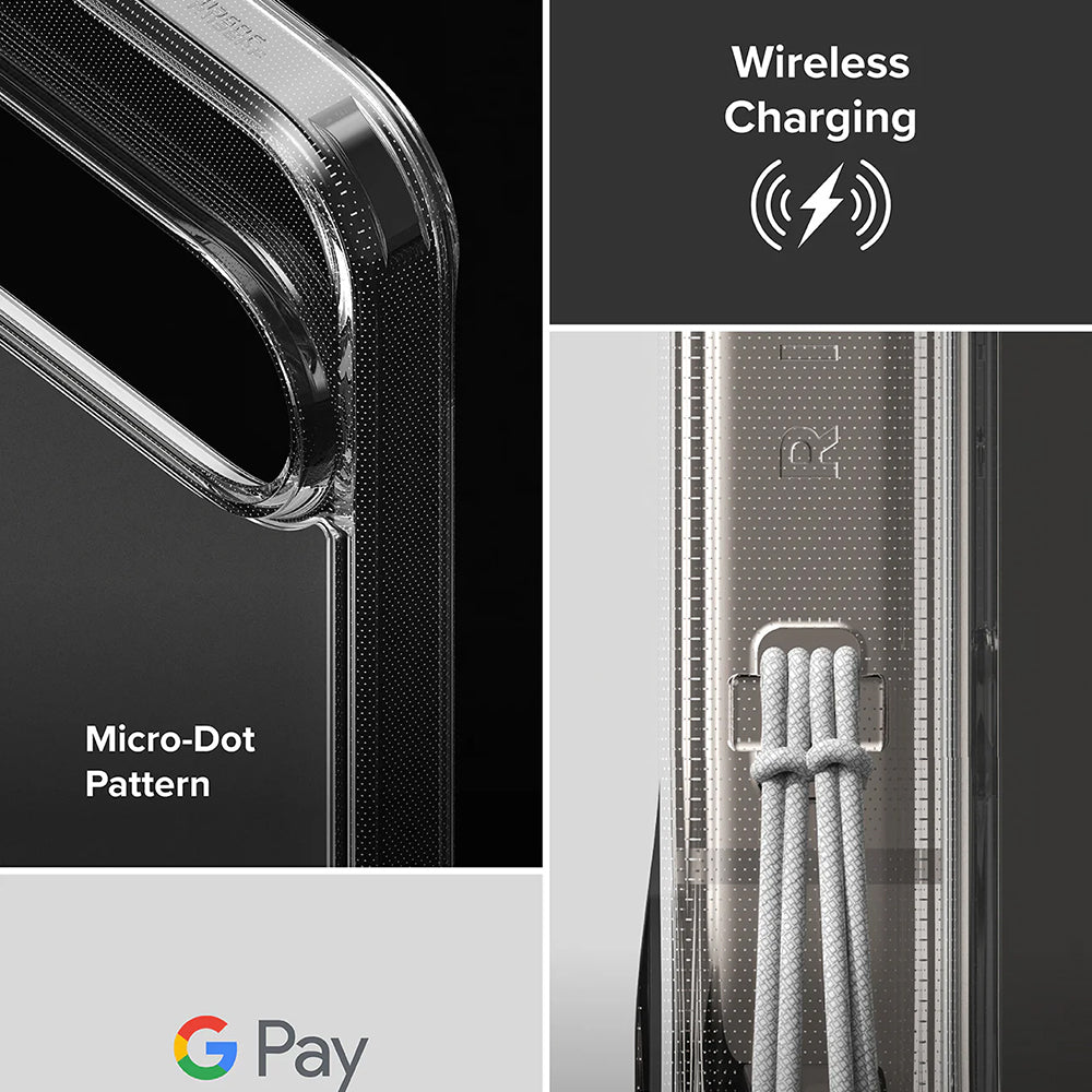 Pouzdro pro Google Pixel 10 Pro XL, Ringke, Fusion, Matně průhledné