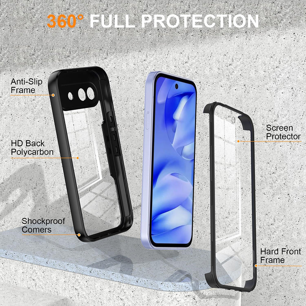 Pouzdro pro Google Pixel 10a, Techsuit, ColorVerse 360, Černá