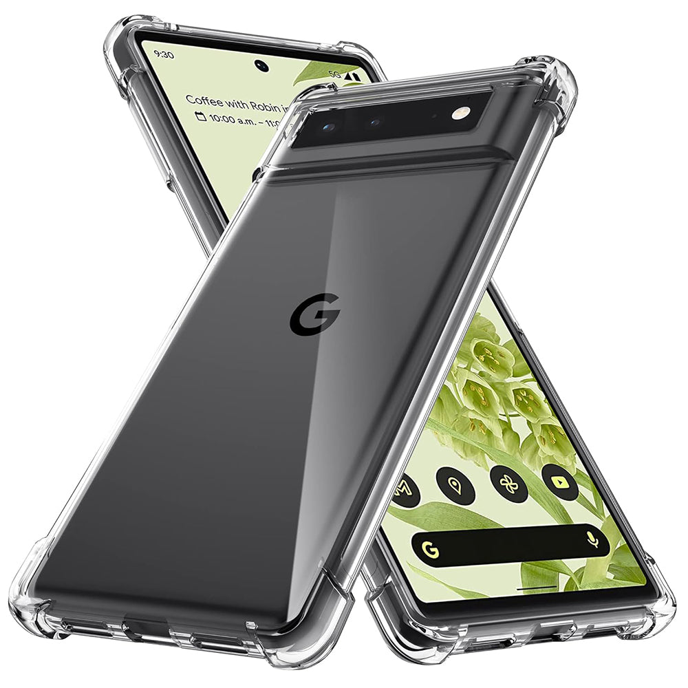 Pouzdro pro Google Pixel 6 Pro, Techsuit, nárazuvzdorné průhledné, transparentní