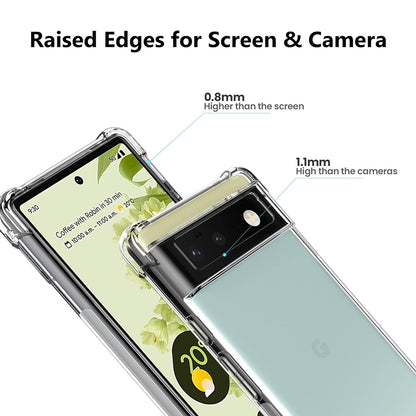 Pouzdro pro Google Pixel 6 Pro, Techsuit, nárazuvzdorné průhledné, transparentní