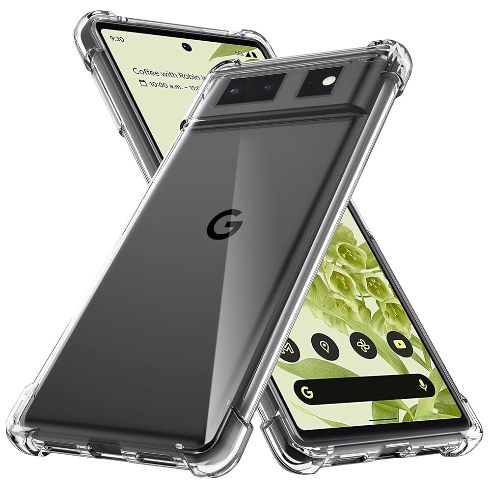Pouzdro pro Google Pixel 6, Techsuit, Shockproof Clear, Průhledné