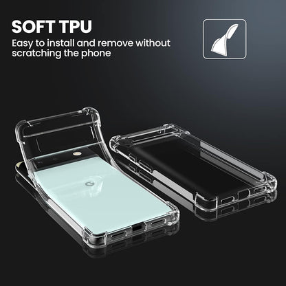Pouzdro pro Google Pixel 6, Techsuit, Shockproof Clear, Průhledné