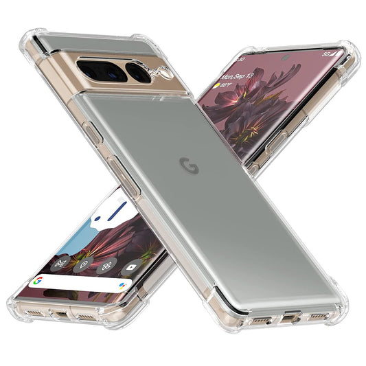 Pouzdro pro Google Pixel 7 Pro, Techsuit, Odolné proti nárazům, Průhledné