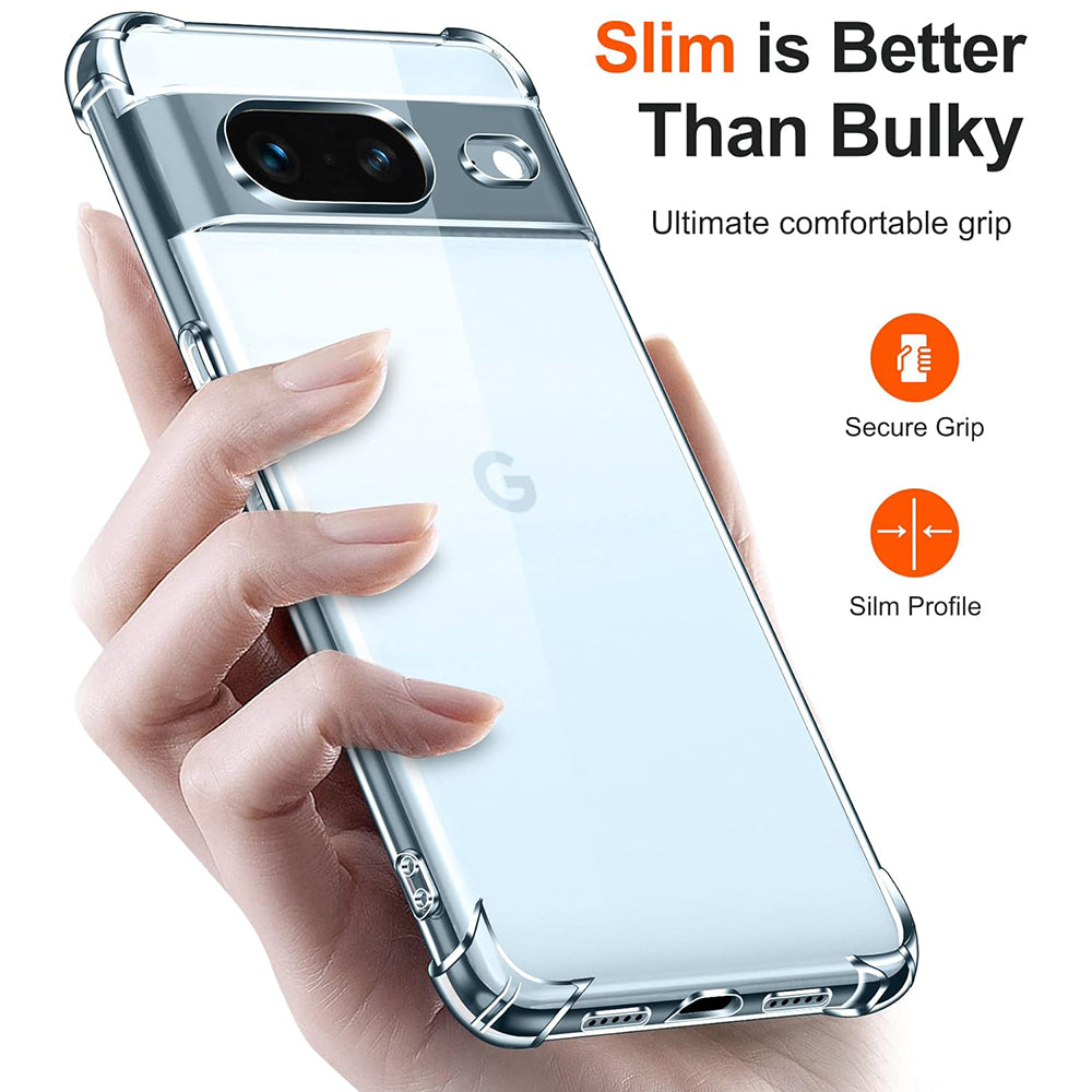 Case for Google Pixel 7, Techsuit, Shockproof Clear, Transparent