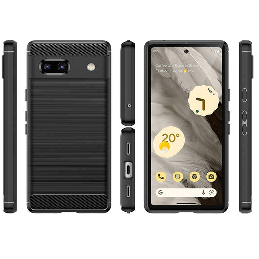 Pouzdro pro Google Pixel 7a, Techsuit, Carbon, Černé