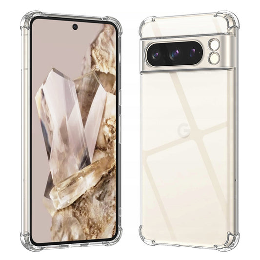 Pouzdro pro Google Pixel 8 Pro, Techsuit, nárazuvzdorné průhledné, transparentní
