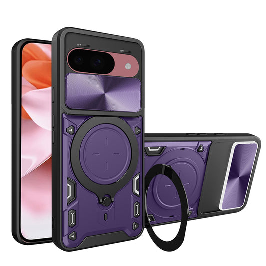 Pouzdro pro Google Pixel 9 / 9 Pro, Techsuit, CamGuard Pro, fialové