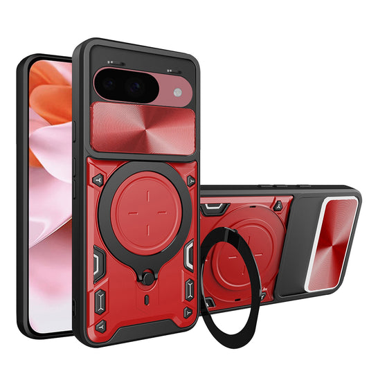 Pouzdro pro Google Pixel 9 / 9 Pro, Techsuit, CamGuard Pro, červené