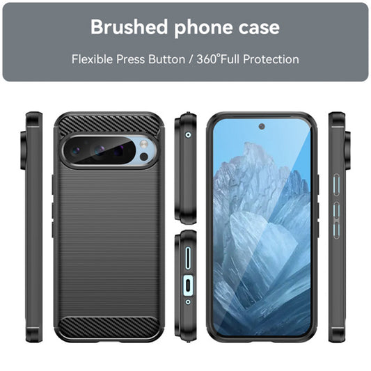 Pouzdro pro Google Pixel 9 / 9 Pro, Techsuit, Carbon, Černé