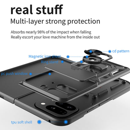 Pouzdro pro Google Pixel 9 Pro Fold, Techsuit, CamShield, Zelené