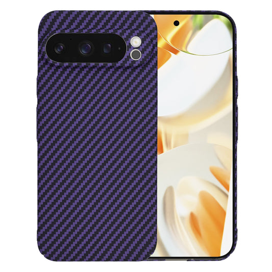 Pouzdro pro Google Pixel 9 Pro, Techsuit, Carbonite FiberShell, Fialové