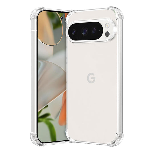 Pouzdro pro Google Pixel 9 Pro, Techsuit, Odolné proti nárazům, Průhledné
