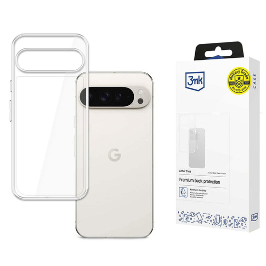 Pouzdro pro Google Pixel 9 Pro XL, 3MK, Armor, Průhledné