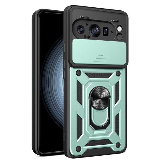Pouzdro pro Google Pixel 9 Pro XL, Techsuit, CamShield, Zelené
