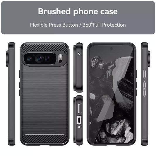 Pouzdro pro Google Pixel 9 Pro XL, Techsuit, Carbon, Modré