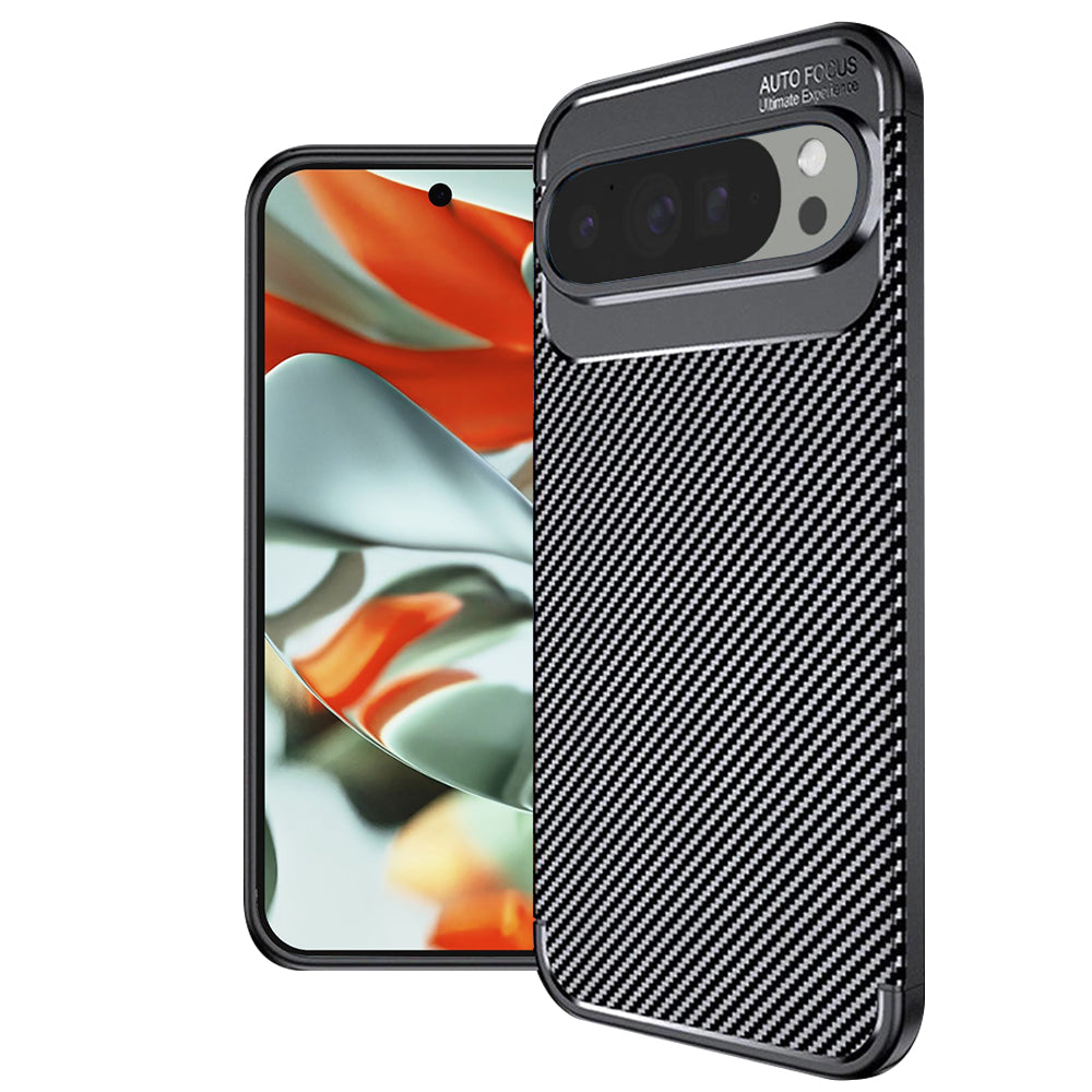 Pouzdro pro Google Pixel 9 Pro XL, Techsuit, CarbonFiber, černé