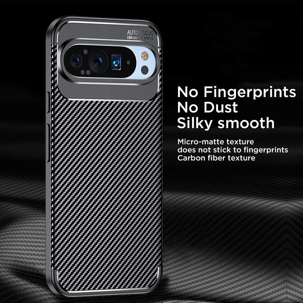 Pouzdro pro Google Pixel 9 Pro XL, Techsuit, CarbonFiber, černé