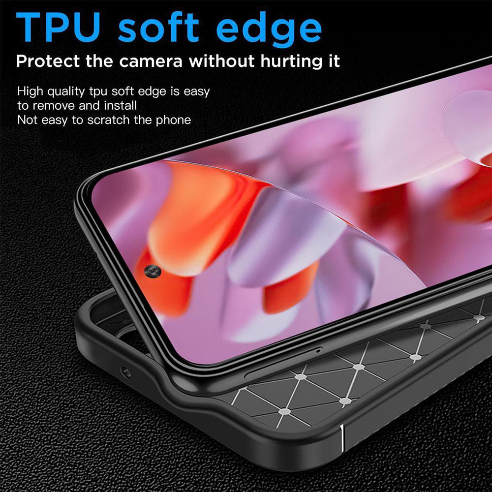 Pouzdro pro Google Pixel 9 Pro XL, Techsuit, CarbonFiber, černé