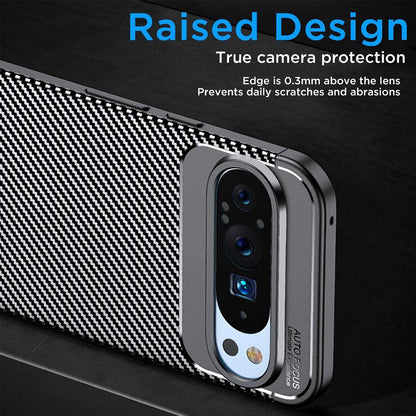 Pouzdro pro Google Pixel 9 Pro XL, Techsuit, CarbonFiber, černé