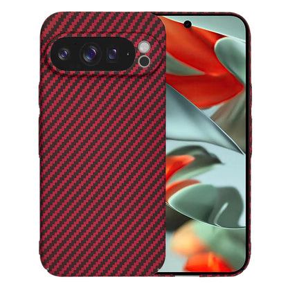 Pouzdro pro Google Pixel 9 Pro XL, Techsuit, Carbonite FiberShell, červené