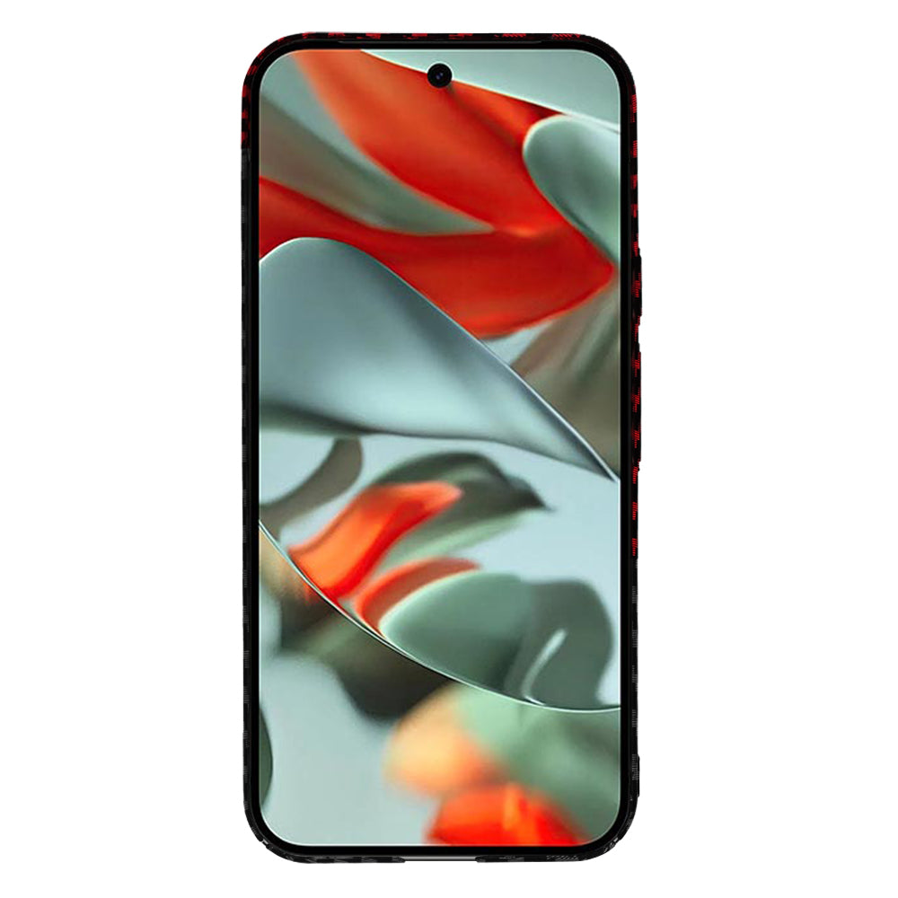 Pouzdro pro Google Pixel 9 Pro XL, Techsuit, Carbonite FiberShell, Černo-červené