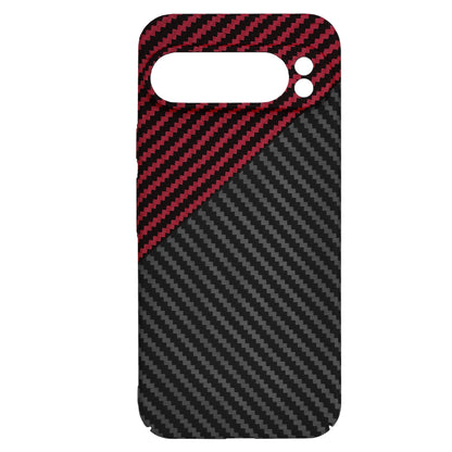 Pouzdro pro Google Pixel 9 Pro XL, Techsuit, Carbonite FiberShell, Černo-červené