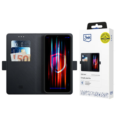 Pouzdro pro Google Pixel 9a, 3MK, Wallet, Černé