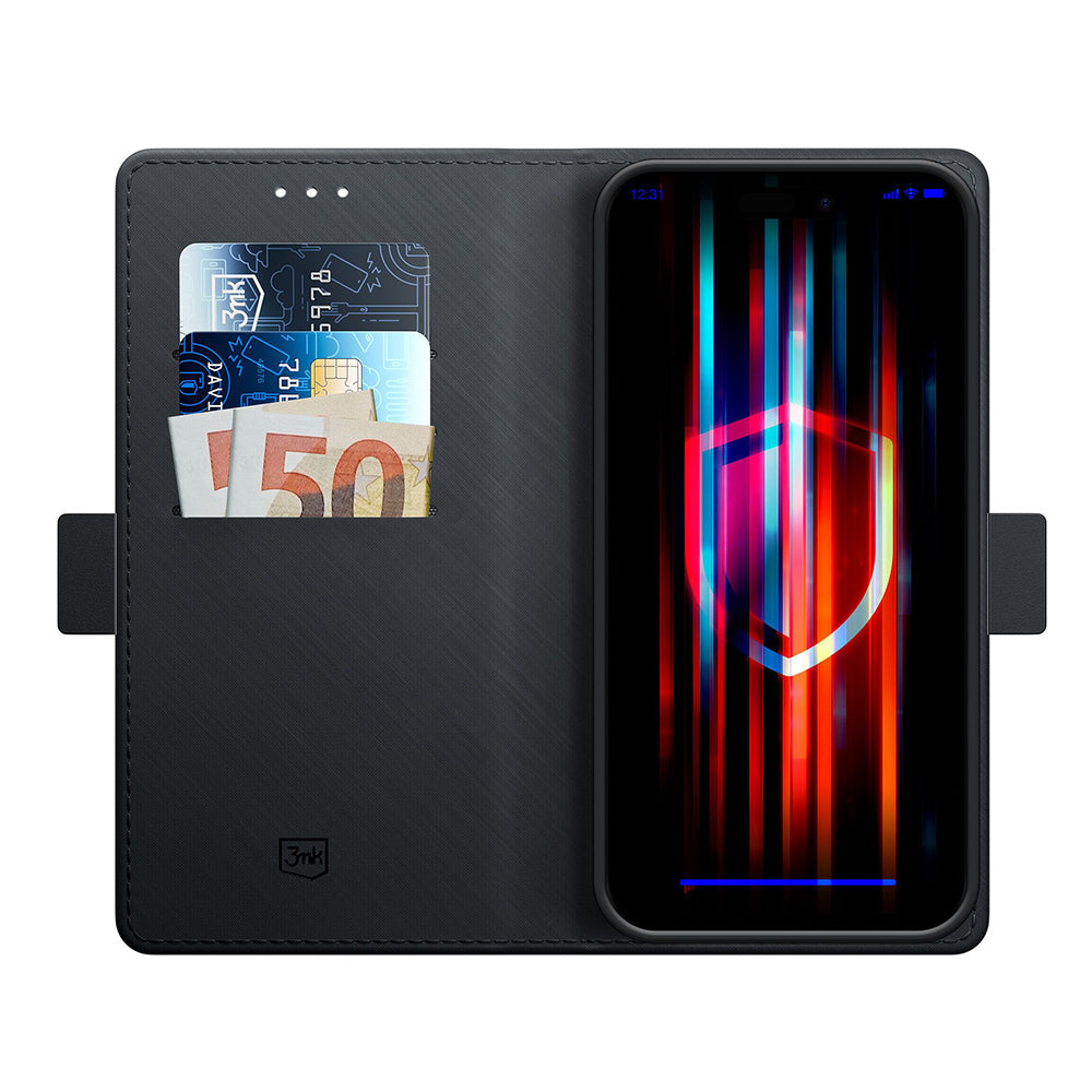 Pouzdro pro Google Pixel 9a, 3MK, Wallet, Černé